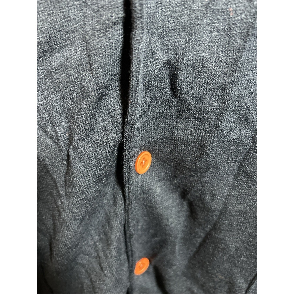New Bode Men's MSZ Homme Navy Cardigan Front Pocket Size XXL Grandpacore - Picture 3 of 5